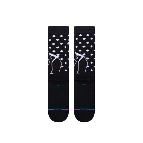 STANCE Batman The Joker Black Infiknit M 6-8.5 Men's Women's 8-10.5 Crew Socks - Picture 3 of 5